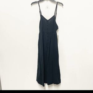 Universal Thread NWT Women's M Black Sleeveless Tie Back A Line Cotton Dress